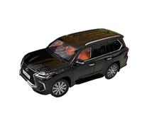 YLQERZ Scale Die-Cast Metal 1:18 For Lexus LX570 Off-road SUV Alloy Car Model Collection Office Decoration Collection Hobby For Vehicles Fans(Black)