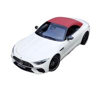 YLQERZ Scale Die-Cast Metal 1/18 For Mercedes-Benz AMG SL63 R232 White Coupe Alloy Convertible Car Model For Adults For Vehicles Fans