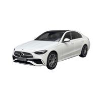 YLQERZ Scale Die-Cast Metal 1:18 For Mercedes-Benz C-CLASS C260 2025 Alloy Full Open Static Car Model Collection Hobby (green) For Vehicles Fans(White)