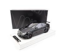 YLQERZ Scale Die-Cast Metal 1:18 For Mercedes-Benz C63 AMG Black Series Static Ornaments Scene Decoration Resin Car Model For Vehicles Fans(Black)