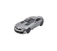 YLQERZ Scale Die-Cast Metal 1:18 For Mercedes-Benz SLR MSO Edition Silver Gray Personalized Ornaments Resin Car Model For Vehicles Fans
