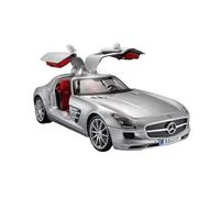 YLQERZ Scale Die-Cast Metal 1:18 For Mercedes Benz SLS AMG Alloy Miniature Diecast Model Sports Car Vehicle Desktop Decorations For Vehicles Fans