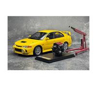 YLQERZ Scale Die-Cast Metal 1:18 For Mitsubishi EVO 4th Generation Lancer IV Evolution Alloy Full Open Car Model Adult Collection For Vehicles Fans(Yellow)