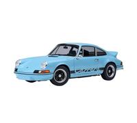 YLQERZ Scale Die-Cast Metal 1/18 For Porsche 911 CARRERA 2.7 RS White Car Model Adult Collection Decoration For Vehicles Fans(Blue)