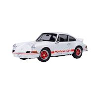 YLQERZ Scale Die-Cast Metal 1/18 For Porsche 911 CARRERA 2.7 RS White Car Model Adult Collection Decoration For Vehicles Fans(White 1)