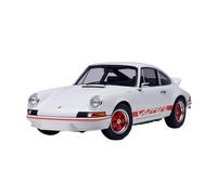 YLQERZ Scale Die-Cast Metal 1/18 For Porsche 911 CARRERA 2.7 RS White Car Model Adult Collection Decoration For Vehicles Fans(White 2)