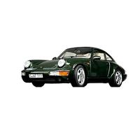 YLQERZ Scale Die-Cast Metal 1:18 For PORSCHE 911 Carrera2/4 Classic Green Ornaments Scale Die-cast Metal Model Toy Car For Vehicles Fans(Green)