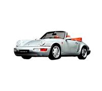 YLQERZ Scale Die-Cast Metal 1:18 For PORSCHE 911 Carrera2/4 Classic Green Ornaments Scale Die-cast Metal Model Toy Car For Vehicles Fans(Silver)
