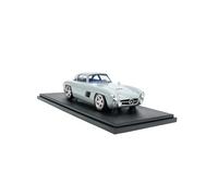 YLQERZ Scale Die-Cast Metal 1:18 For S-KLUB MERCEDES GULLWING 2021 Grey GT418 Car Model For Adults For Vehicles Fans