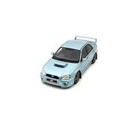 YLQERZ Scale Die-Cast Metal 1:18 For Subaru STI 8th Generation IMPREZA WR1 2003 Blue Resin Car Model For Vehicles Fans
