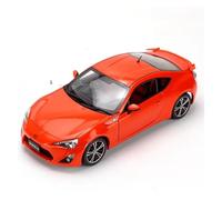 YLQERZ Scale Die-Cast Metal 1:18 For Toyota 86GT White Alloy Car Model Metal Collection Ornaments Display Hobby Orange For Vehicles Fans(Orange)