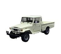 YLQERZ Scale Die-Cast Metal 1:18 For Toyota Land Cruiser LC40 Pickup Alloy Off-Road Vehicle Car Model Collection White For Vehicles Fans(White)