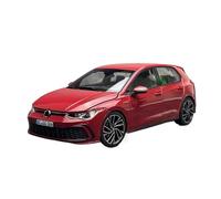 YLQERZ Scale Die-Cast Metal 1:18 For Volkswagen Golf 8th Generation 2020 1st Generation Alloy Car Model Red Fully Open Vehicle For Vehicles Fans(Red)
