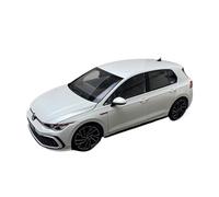 YLQERZ Scale Die-Cast Metal 1:18 For Volkswagen Golf 8th Generation 2020 1st Generation Alloy Car Model Red Fully Open Vehicle For Vehicles Fans(White)