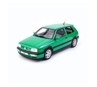 YLQERZ Scale Die-Cast Metal 1:18 For Volkswagen GOLF III GTI 3rd Generation Green Decorative Display Stand Resin Car Model For Vehicles Fans