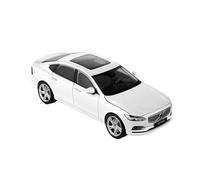 YLQERZ Scale Die-Cast Metal 1:18 For Volvo S90 Alloy Static Car Model For Adult Enthusiasts And Collectors' Desk Decoration For Vehicles Fans(White)