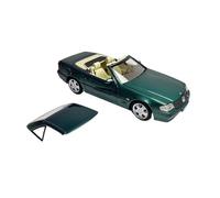 YLQERZ Scale Die-Cast Metal 1:18 Mercedes Benz SL500 1999 Green Convertible Alloy Car Model Hobby Display For Collectors For Vehicles Fans