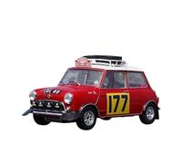 YLQERZ Scale Die-Cast Metal 1:18 Scale BMW MINI Cooper 177# Monte Carlo Alloy Car Model Red Decorative Item For Home And Office For Vehicles Fans