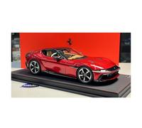 YLQERZ Scale Die-Cast Metal 1:18 Scale For Ferrari 12 Cilindri Sunroof Edition Resin Car Model Red Collector's Item Decorative Vehicle For Vehicles Fans