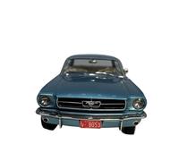 YLQERZ Scale Die-Cast Metal 1:18 Scale For Ford Mustang Hardtop 1966 Die Casting Alloy Static Car Model Collection Hobby For Vehicles Fans(Green)