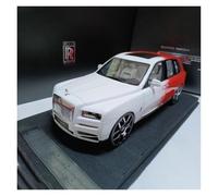 YLQERZ Scale Die-Cast Metal 1/18 Scale For Rolls-Royce Cullinan White Red Resin Sports Car Model Adult Souvenir Classic Static Display For Vehicles Fans