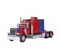 YLQERZ Scale Die-Cast Metal 1:24 For Alloy Truck Heavy Duty Semi-trailer Transport Truck Collection Toy Metal Model For Vehicles Fans(Red)