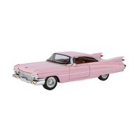 YLQERZ Scale Die-Cast Metal 1:24 For Big Rocket Alloy Car Model Pull Back Sound And Light Center Console Ornaments For Vehicles Fans(Pink)