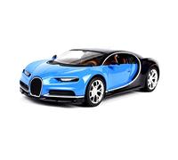 YLQERZ Scale Die-Cast Metal 1 24 For Bugatti Chiron Alloy Sports Car Model Simulation Vehicle Gift Collection Display For Vehicles Fans(Blue)