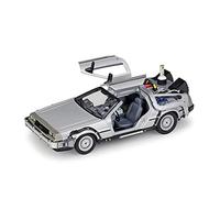 YLQERZ Scale Die-Cast Metal 1 24 For DMC-12 Delorean Back To The Future Diecast Alloy Model Car Metal Car Gift Collection For Vehicles Fans(B)