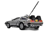 YLQERZ Scale Die-Cast Metal 1 24 For DMC-12 Delorean Back To The Future Time Machine Diecast Alloy Model Car Gift For Vehicles Fans(A)