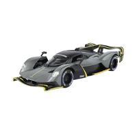 YLQERZ Scale Die-Cast Metal 1:24 For Martin Valkyrie Sports Car Sound And Light Pull Back Toy Sound Effect Model Ornaments For Vehicles Fans(Grey)