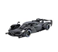 YLQERZ Scale Die-Cast Metal 1:24 For Martin Valkyrie Sports Car Sound And Light Pull Back Toy Sound Effect Model Ornaments For Vehicles Fans(Black)