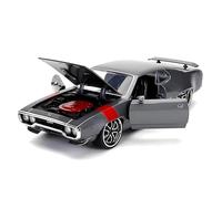 YLQERZ Scale Die-Cast Metal 1:24 For Plymouth GTX 440 1972 Diecasts Alloy Vehicles Toy Adult Collection Decoration Car Model Gray For Vehicles Fans