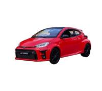 YLQERZ Scale Die-Cast Metal 1:24 For Toyota GR Yaris White Can Open The Door Alloy Car Model Adult Souvenir Classic Static Display Collectible For Vehicles Fans(Red)