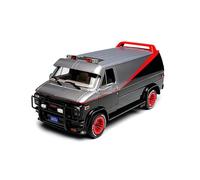 YLQERZ Scale Die-Cast Metal 1/24 GMC Vandura 1983 Van Alloy Famous Movie Car Model AUto Ornaments Fans Hobby Collection Souvenir For Vehicles Fans
