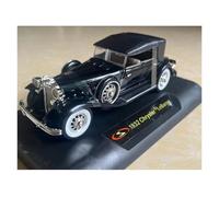 YLQERZ Scale Die-Cast Metal 1:32 For Chrysler LeBaron 1932 Alloy Metal Classic Car Black Home Desktop Model For Vehicles Fans