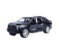 YLQERZ Scale Die-Cast Metal 1 32 For Toyota Tundra Pickup Truck Car Model Die-cast Metal Car Scale Model Sound And Light Toy For Vehicles Fans(Black)