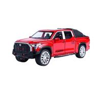 YLQERZ Scale Die-Cast Metal 1 32 For Toyota Tundra Pickup Truck Car Model Die-cast Metal Car Scale Model Sound And Light Toy For Vehicles Fans(Red)