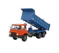 YLQERZ Scale Die-Cast Metal 1:43 For 64-26V Dump Truck Alloy Car Model Toy Blue For Adults Souvenir Ornaments For Vehicles Fans