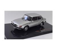 YLQERZ Scale Die-Cast Metal 1/43 For 99 EMS 1972 Display Stand Collectible Car Model Static Alloy Hobby Toy Silver For Vehicles Fans