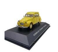 YLQERZ Scale Die-Cast Metal 1/43 For CITROEN 2CV CITRONETA 1970 Alloy Diecasts Adult Collection Decoration Car Model For Vehicles Fans(Yellow)