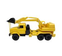 YLQERZ Scale Die-Cast Metal 1 43 For Claas Engineering Truck Modified Excavator Model Suitable For Men's Collection Simulation Game For Vehicles Fans(Yellow)