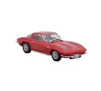 YLQERZ Scale Die-Cast Metal 1:43 For Corvette C2 Sting Ray 1963 Diecast Car Model Collect Metal Toy Vehicle （red） For Vehicles Fans