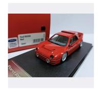 YLQERZ Scale Die-Cast Metal 1:43 For Ford RS200 Red Resin Car Model Classic Static Display Adult Collectible Souvenir For Vehicles Fans