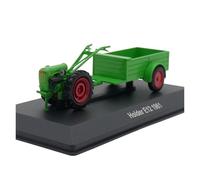 YLQERZ Scale Die-Cast Metal 1:43 For Holder E12 1961 Agricultural Hand Tractor Alloy Car Model Green Home Decoration For Vehicles Fans