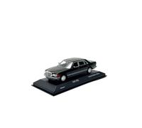 YLQERZ Scale Die-Cast Metal 1/43 For Mercedes Benz 560SE W126 S-class Alloy Static Collection Car Model Metal Toy Black For Vehicles Fans
