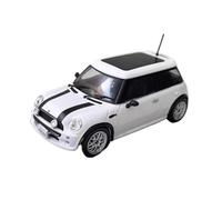 YLQERZ Scale Die-Cast Metal 1/43 For MINI COOPER 2003 White Die-cast Metal Ornaments Miniature Car Model Alloy Toy For Vehicles Fans