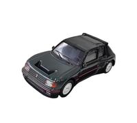 YLQERZ Scale Die-Cast Metal 1:43 For Peugeot 205 T16 1987 Alloy Car Model Metal Die-cast Toys Vehicle Souvenirs (black) For Vehicles Fans