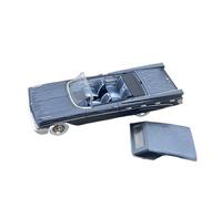 YLQERZ Scale Die-Cast Metal 1 43 For Pontiac Bonneville 1959 Convertible Classic Car Alloy Die-cast Collection Hobby Display Model For Vehicles Fans(Blue 2)