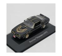 YLQERZ Scale Die-Cast Metal 1:43 For Pontiac Firebird 1977 Alloy Car Model Toy Black Art Collection Hobby For Vehicles Fans